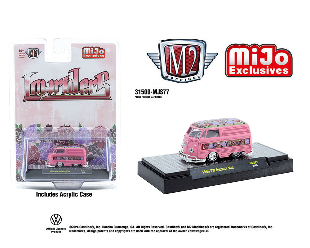 M2 Machines 1:64 1960 Volkswagen Delivery Short Van Lowriders Limited Edition