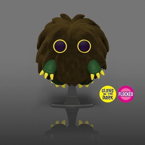 Yu-Gi-Oh! Kuriboh Flocked and Glow-in-the-Dark Pop! Vinyl Figure - AAA Anime Exclusive