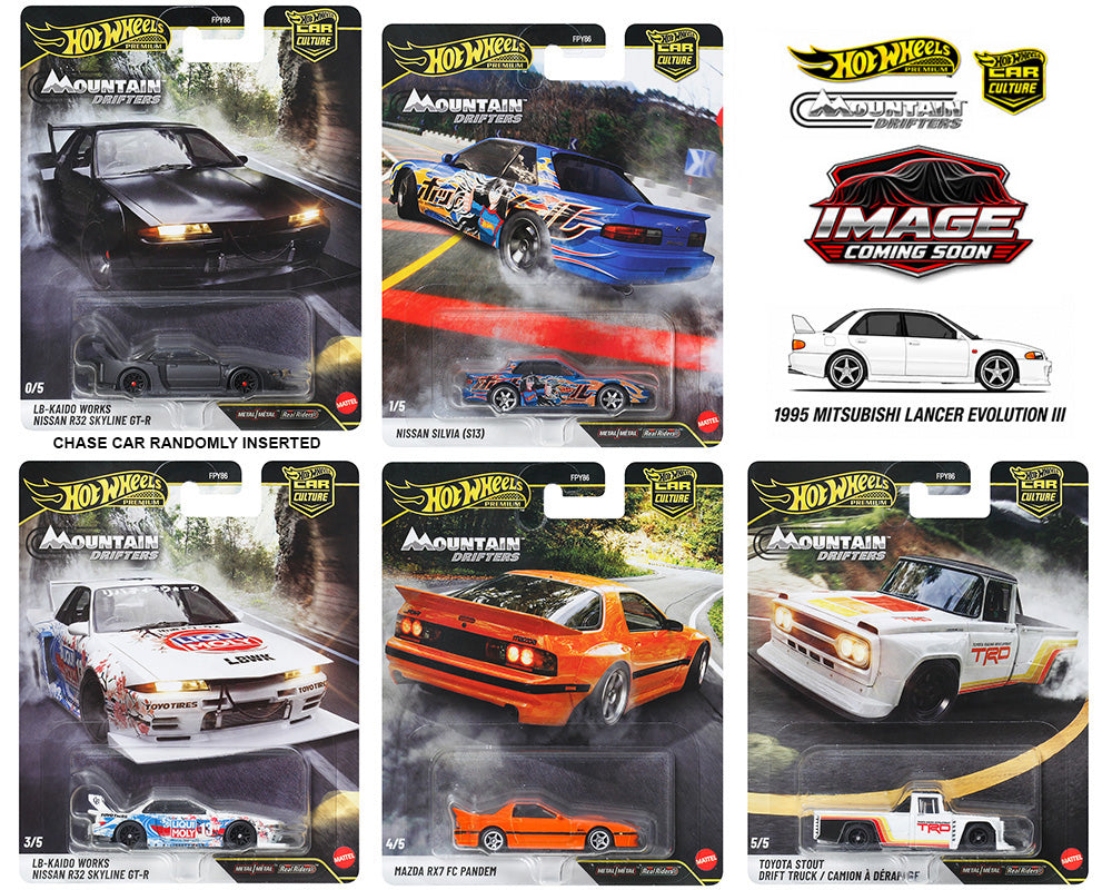 (Preorder) Hot Wheels 1:64 Car Culture 2027 A Release – Mountain Drifters