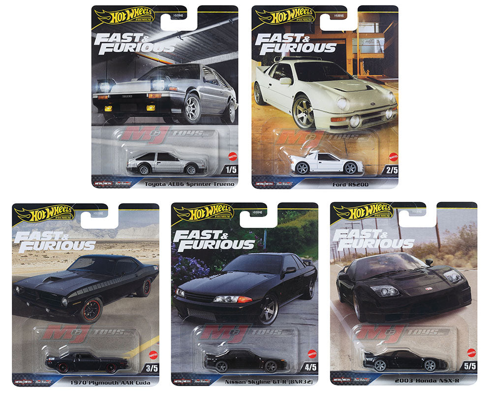 Hot Wheels 1:64 Fast & Furious Premium 2024 E Assortment