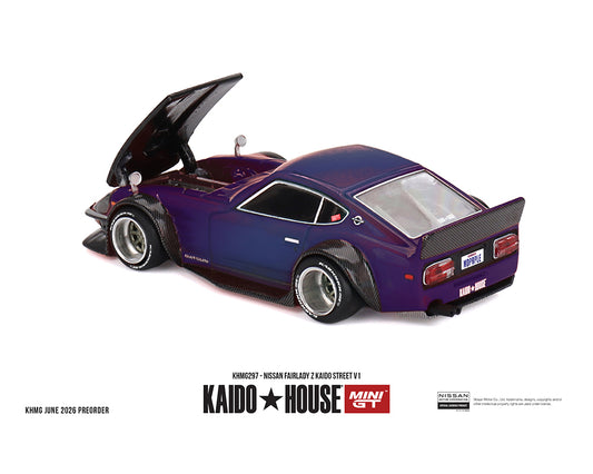 (Preorder) Kaido House x Mini GT 1:64 Nissan Fairlady Z Kaido Street V1 – Limited Edition
