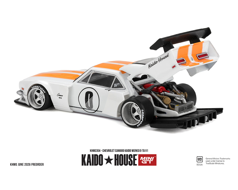 (Preorder) Kaido House x Mini GT 1:64 Chevrolet Camaro KAIDO WORKS TA V1 – Limited Edition