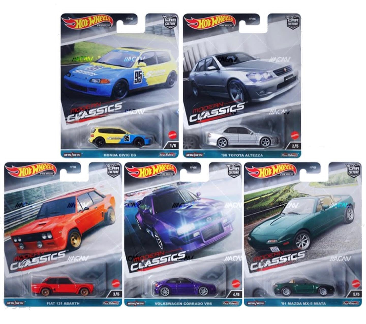 Hot Wheels Car Culture Modern Classics Mix 5