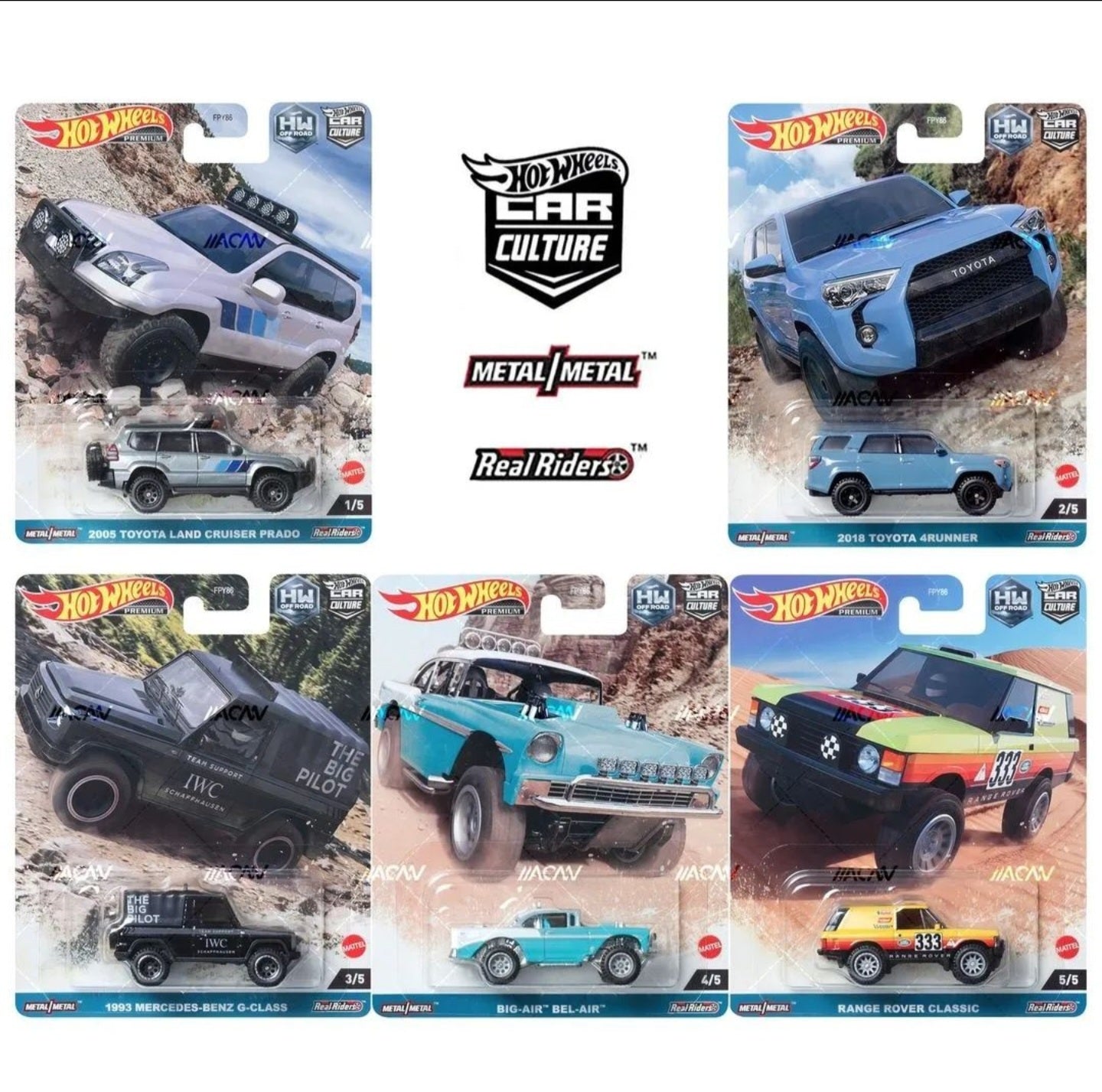 Hot Wheels Car Culture HW Off Road Mix 6