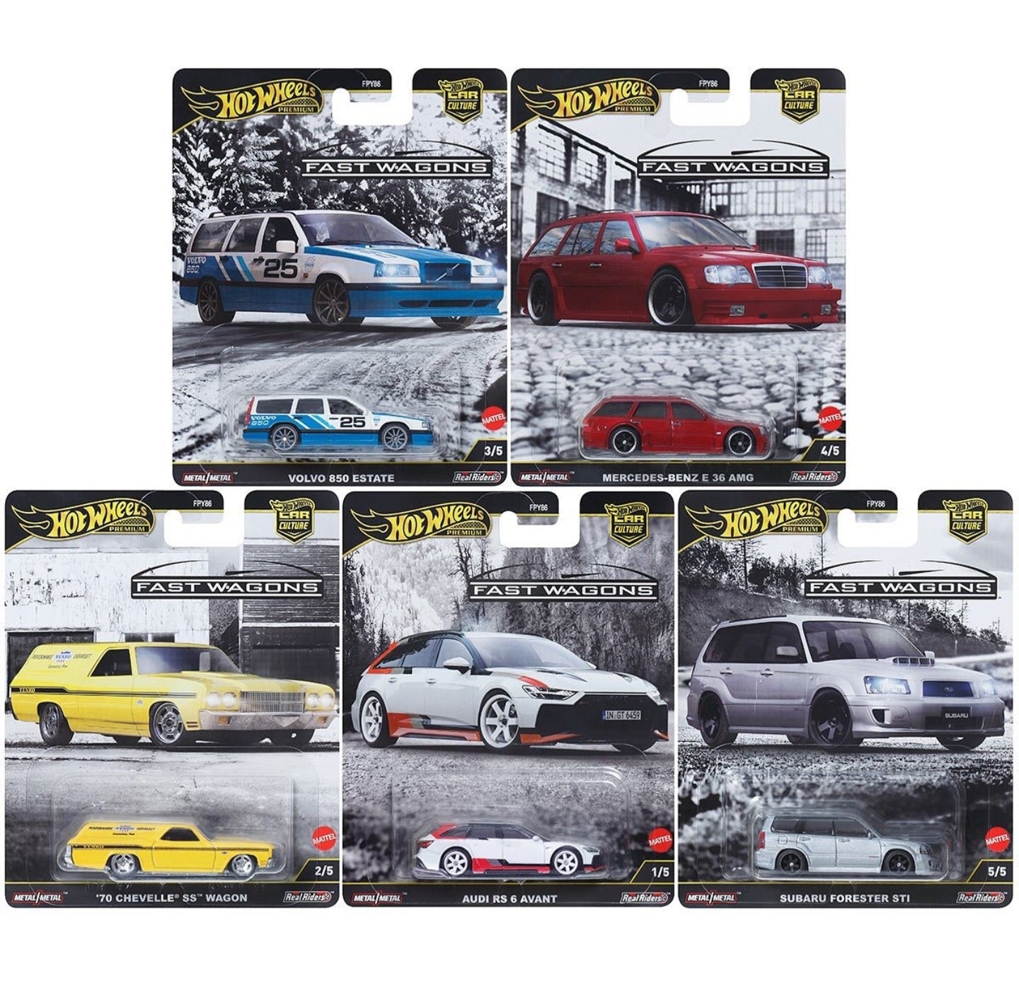 (Preorder) Hot Wheels 1:64 Car Culture 2025 J Case – HW FAST WAGONS