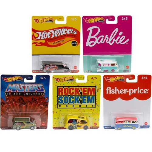 Preorder ) Hot Wheels 1:64 Pop Culture 2022 R Case Mattel Brands Assortment
