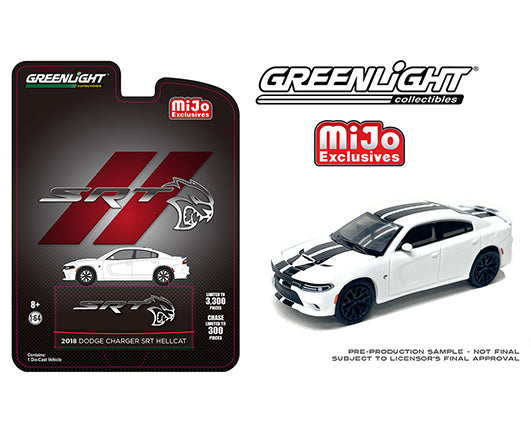 Greenlight 1:64 Mijo Exclusive 2018 Dodge Charger SRT Hellcat
