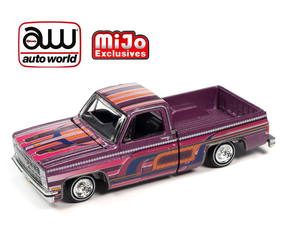 Auto World 1:64 1983 Chevrolet Silverado Pickup Lowriders