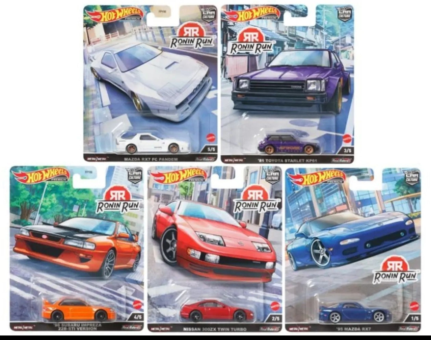 Hot Wheels 1:64 Car Cultures 2022 Ronin Run Assortment