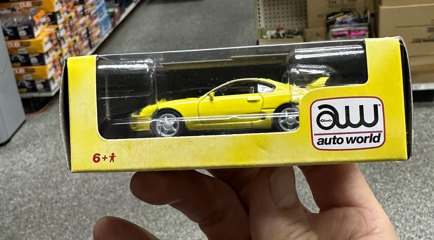 Auto World 1:64 Asia Special Edition 1996 Toyota Supra Yellow