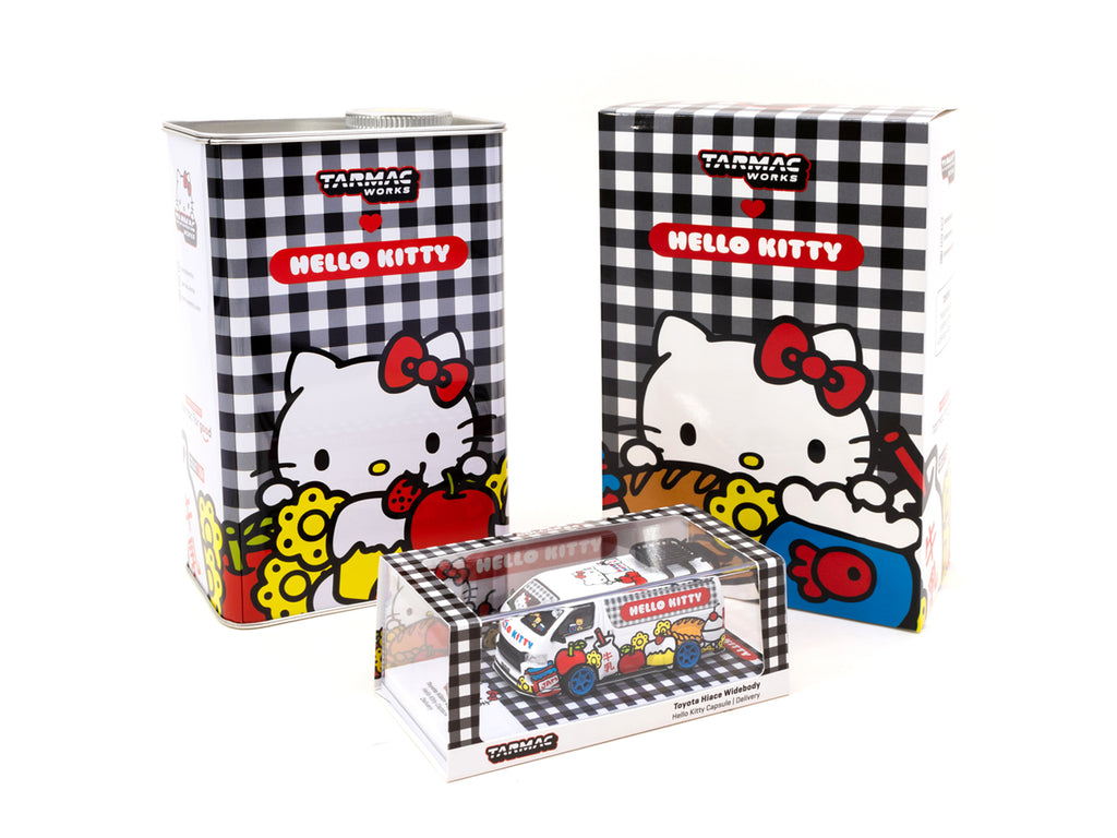 Tarmac Works 1:64 Toyota Hiace Widebody Tarmac Works X Hello Kitty