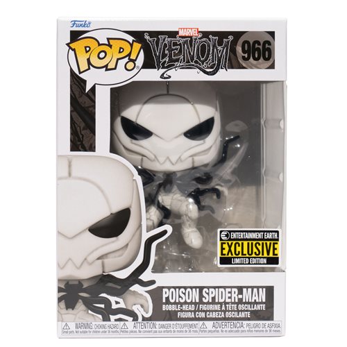Venom Poison Spider-Man Pop! Vinyl Figure - Entertainment Earth Exclusive