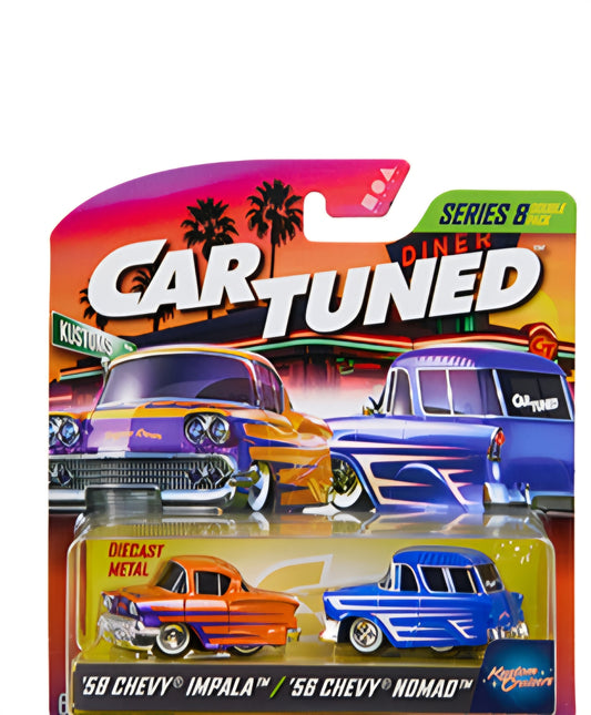 CarTuned 1:64 2-Pack Series 8 “Kustom Cruiser” Assortment