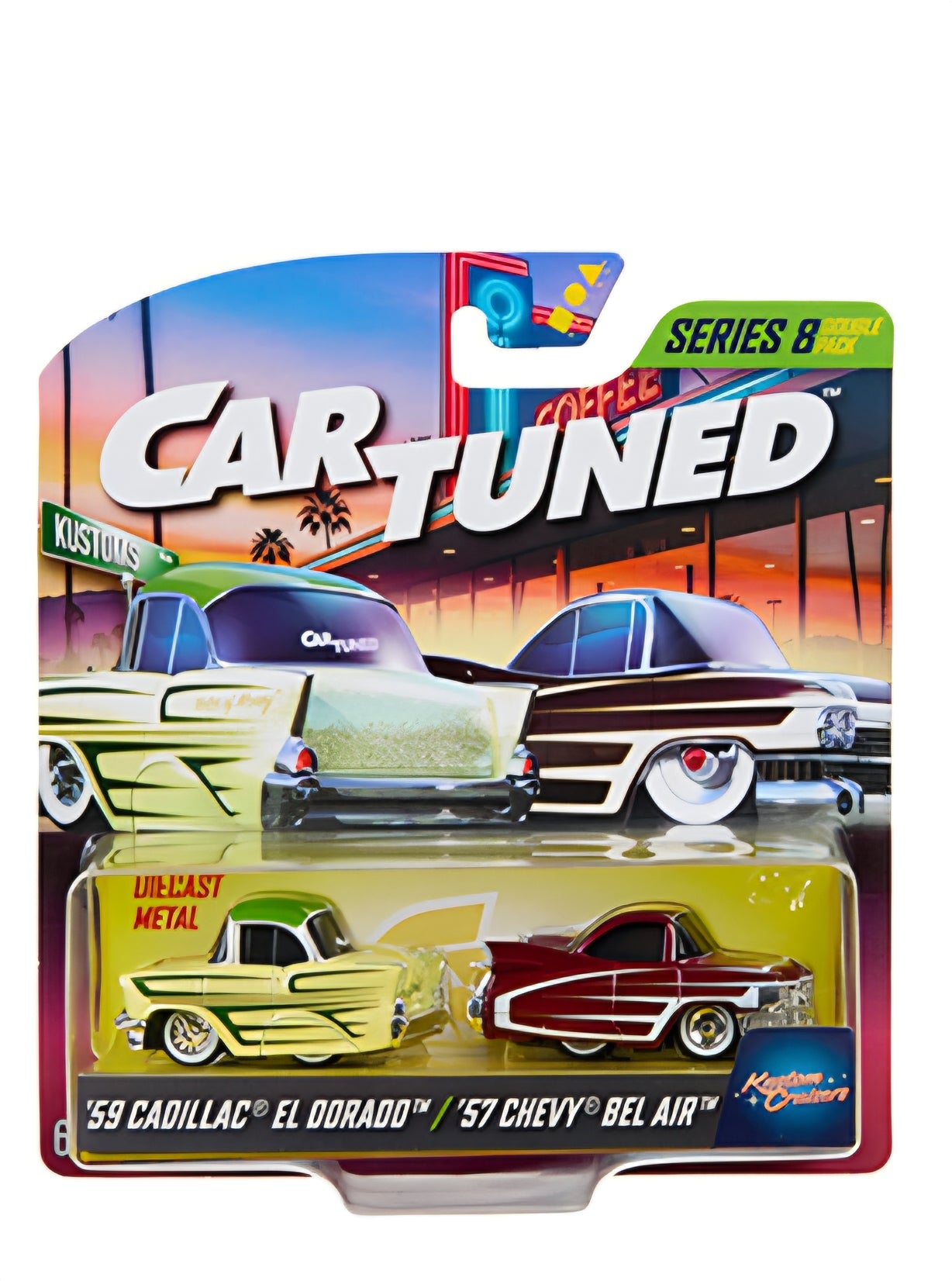 CarTuned 1:64 2-Pack Series 8 “Kustom Cruiser” Assortment