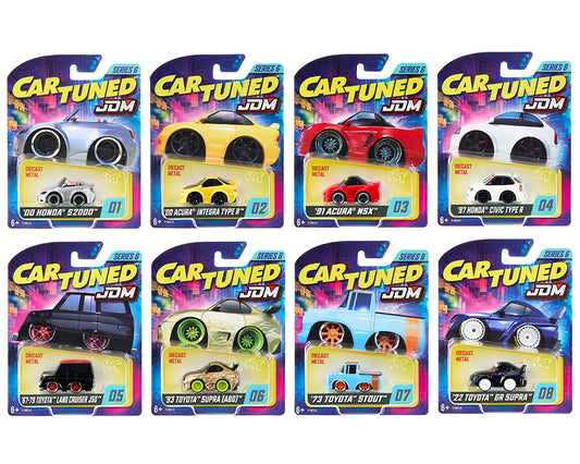 (Preorder) CarTuned 1:64 JDM Tuners Series 6 Assortment