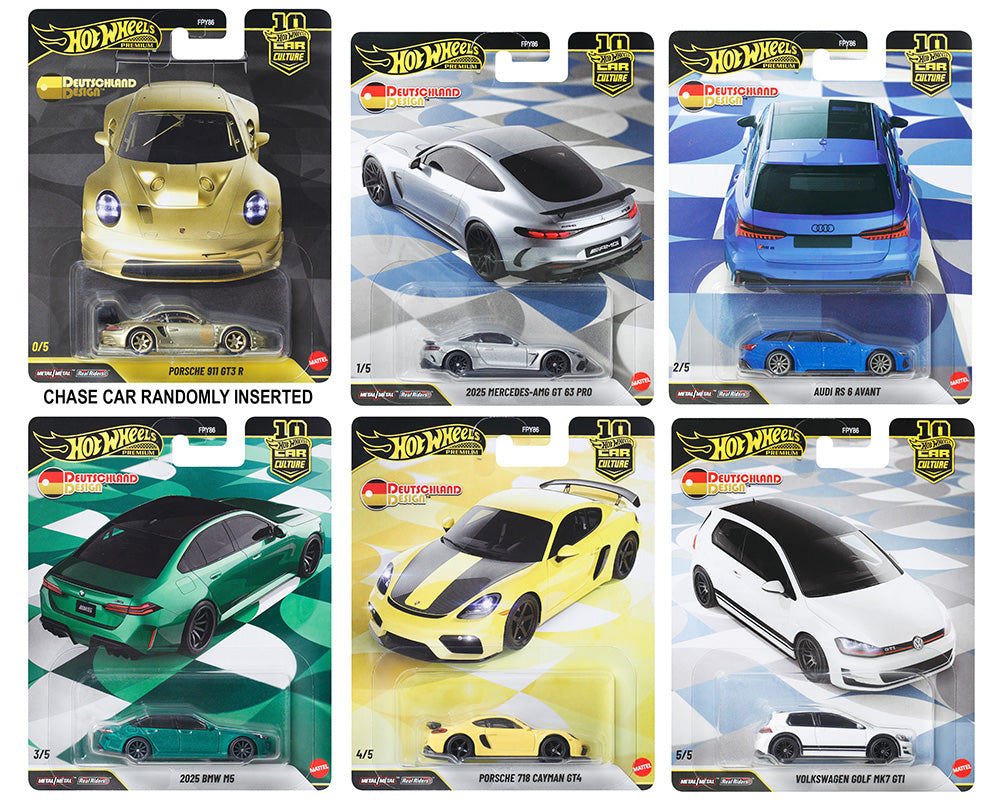 (Preorder) Hot Wheels 1:64 Car Culture 10th Anniversary 2026 W Case – DEUTSCHLAND DESIGN