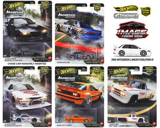 (Preorder) Hot Wheels 1:64 Car Culture 2027 A Release – Mountain Drifters