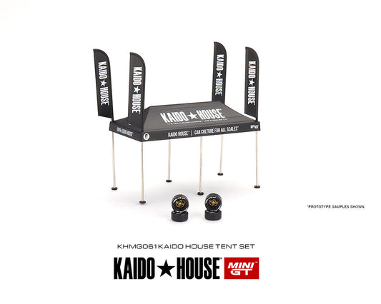 Kaido House x Mini GT 1:64 KaidoHouse Tent V1- Black – Limited Edition