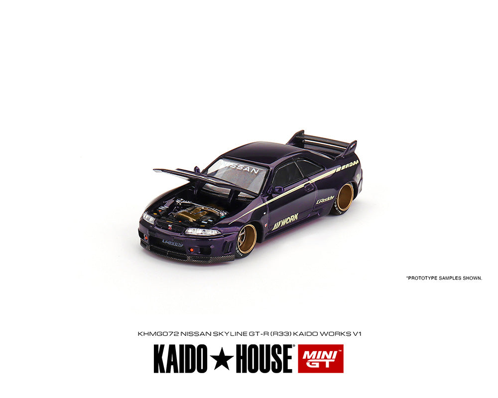 Kaido House x Mini GT 1:64 Nissan Skyline GT-R (R33) Kaido Works V1