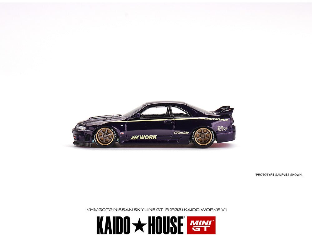 Kaido House x Mini GT 1:64 Nissan Skyline GT-R (R33) Kaido Works V1