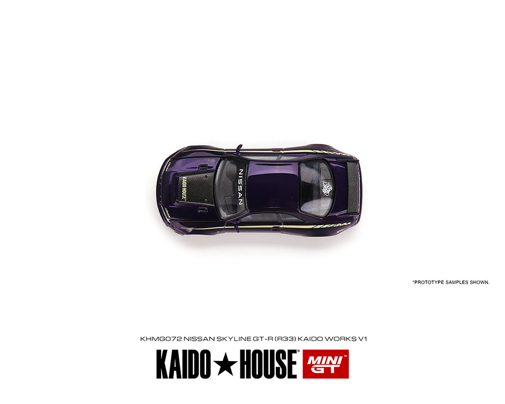 Kaido House x Mini GT 1:64 Nissan Skyline GT-R (R33) Kaido Works V1