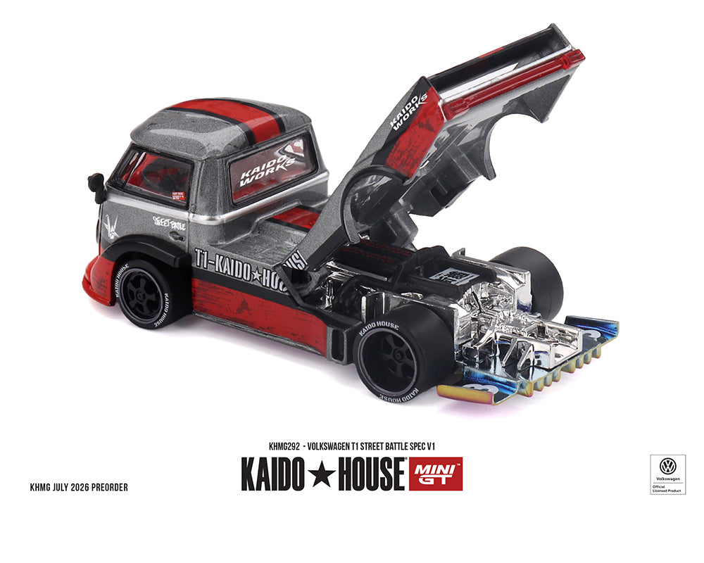 (Preorder) Kaido House x Mini GT 1:64 Volkswagen T1 Street Battle Spec V1