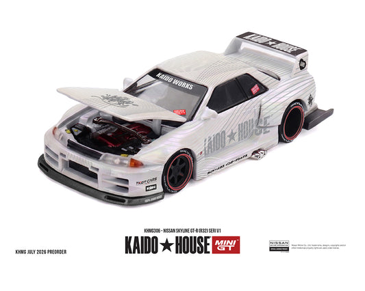 (Preorder) Kaido House x Mini GT 1:64 Nissan Skyline GT-R (R32) SERI V1