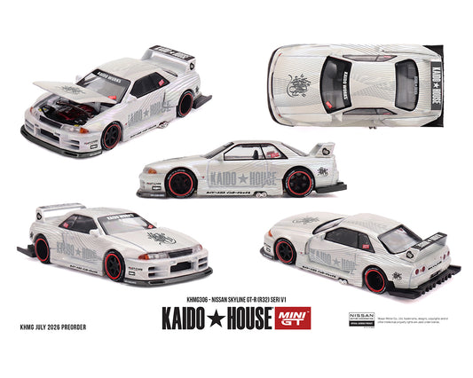 (Preorder) Kaido House x Mini GT 1:64 Nissan Skyline GT-R (R32) SERI V1