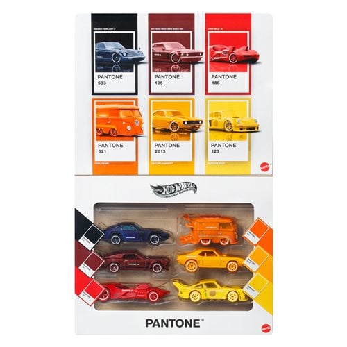 (Preorder)Hot Wheels Silver Series Pantone Vehicle Multipack Case of 6