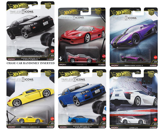 (Preorder) Hot Wheels 1:64 Car Culture 2025 N Case – Timeless Icons Assortment