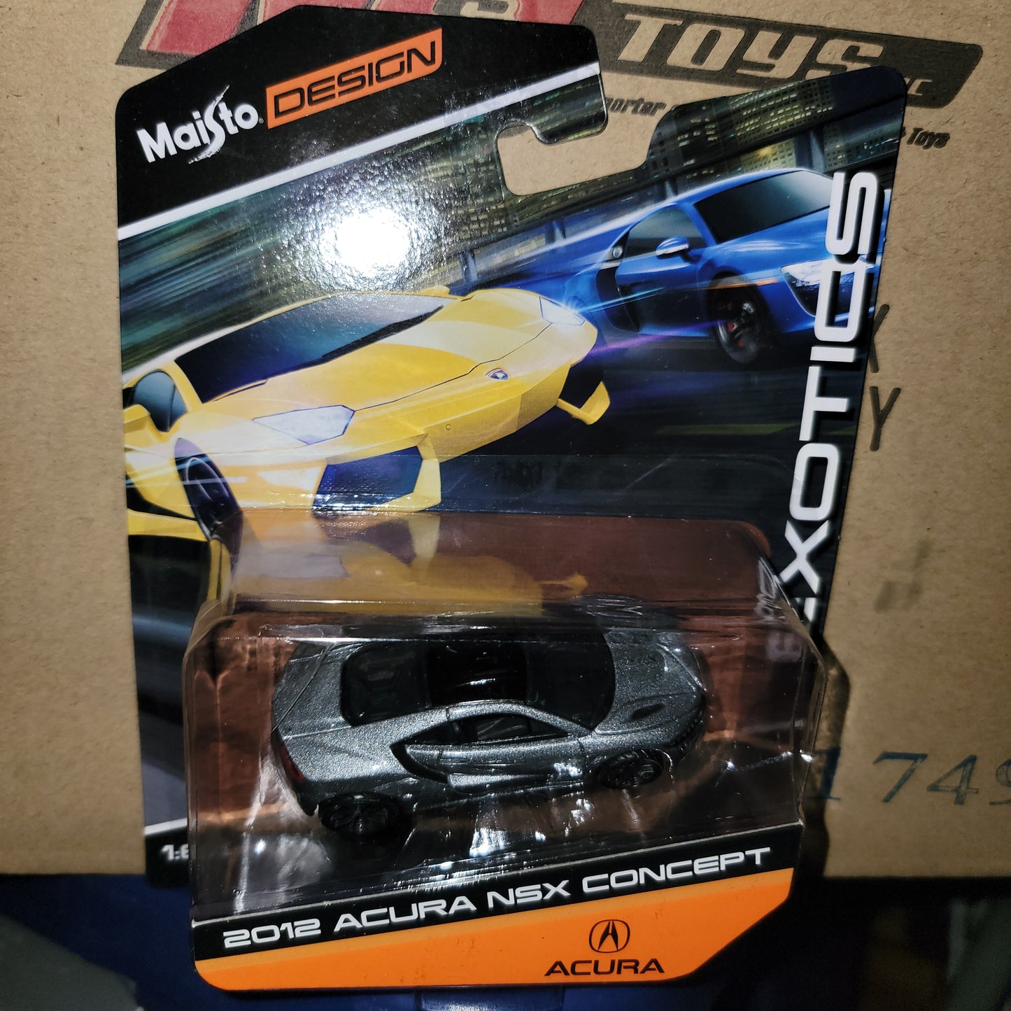 Maisto 1:64 Exotics - 2012 Acura NSX Concept (Grey)