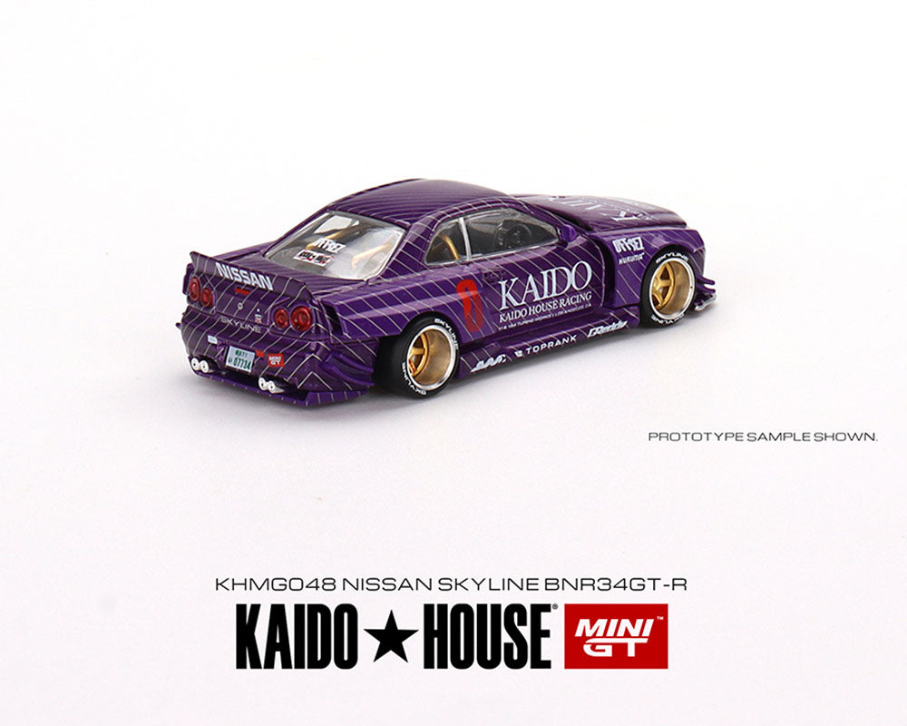 Kaido House x Mini GT 1:64 Nissan Skyline GT-R (R34) Kaido Works V1