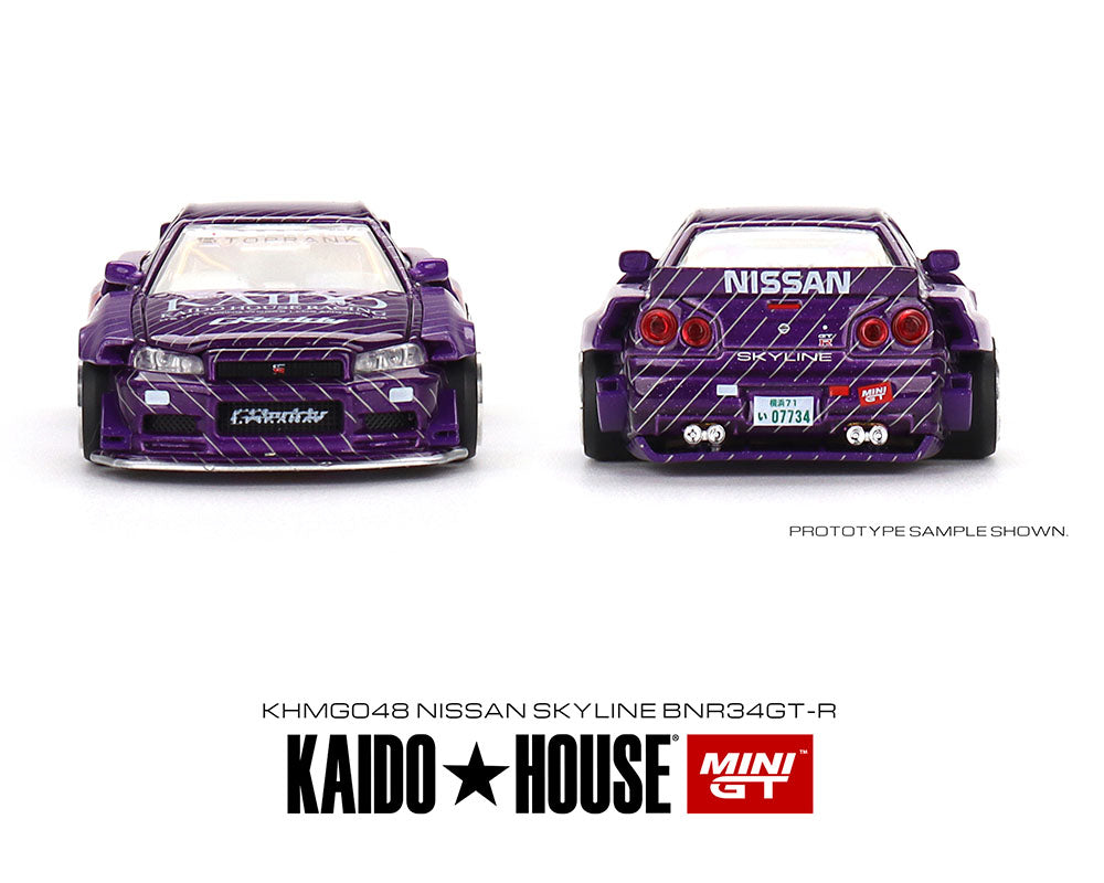 Kaido House x Mini GT 1:64 Nissan Skyline GT-R (R34) Kaido Works