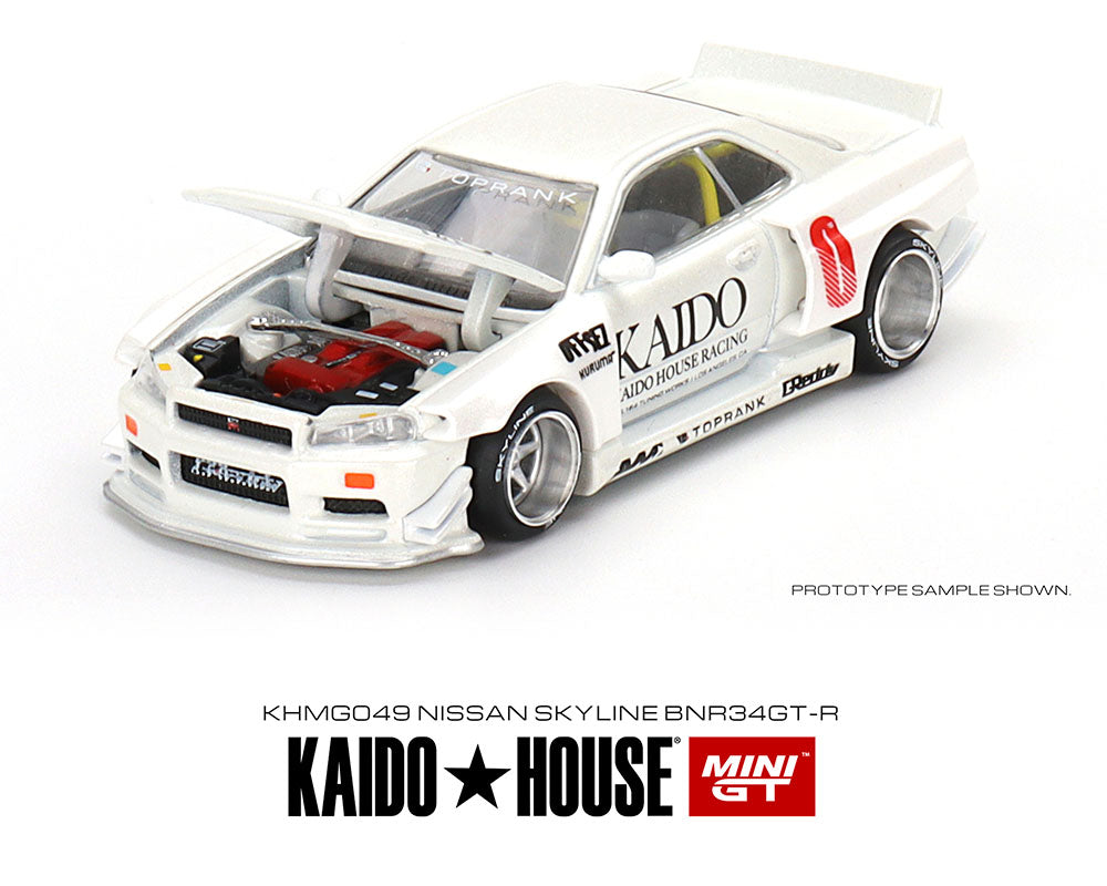 Kaido House x Mini GT 1:64 Nissan Skyline GT-R (R34) Kaido Works V2