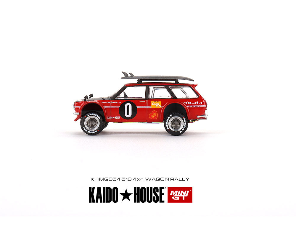 Kaido House x Mini GT 1:64 Datsun KAIDO 510 Wagon Kaido GT Surf Safari RS V2 –