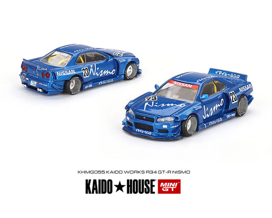 Kaido House x Mini GT 1:64 Nissan Skyline GT-R (R34) Kaido Works V3