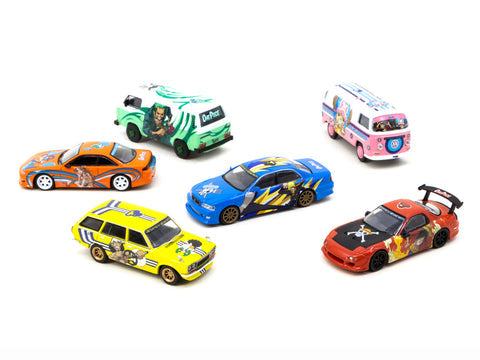 Tarmac Works 1:64 One Piece Model Car Collection VOL.1 Set of 6 Cars – Global64
